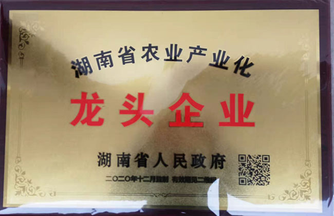湖南省农业产业化龙头企业
