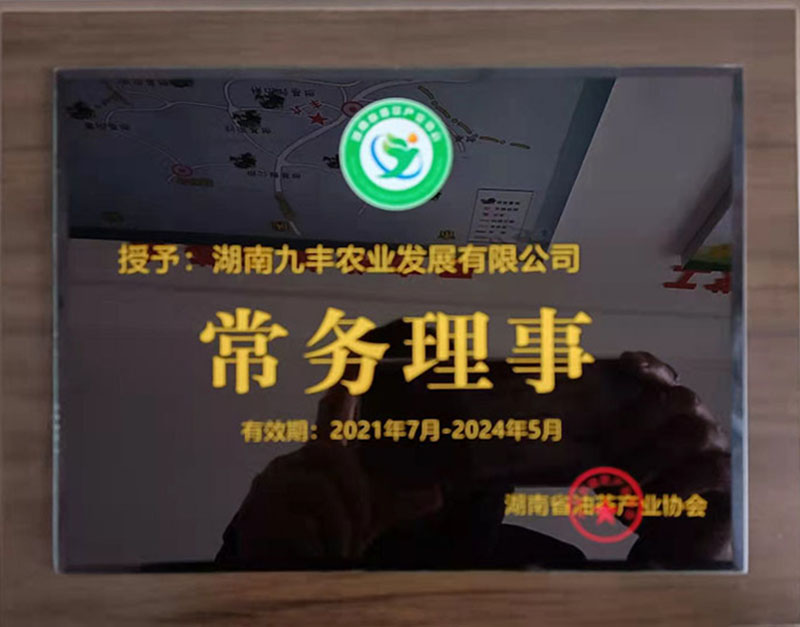 湖南省油茶产业协会常务理事